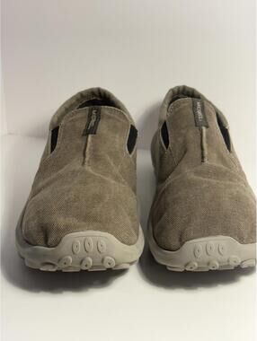 Merrell Casual Slip-On Shoes Brown Canvas Men's 13